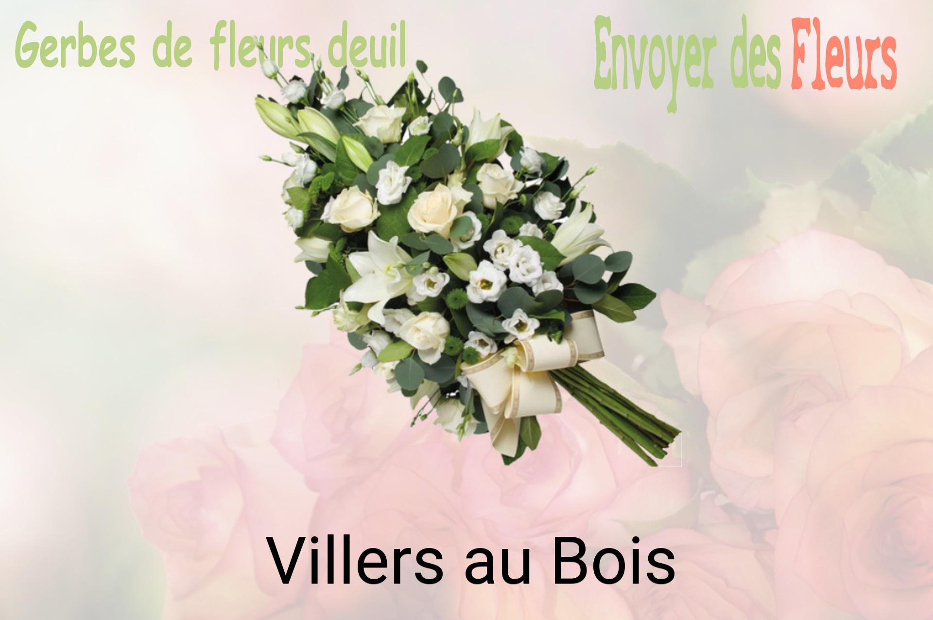 Gerbe de fleurs de deuil livrée à Villers-au-Bois